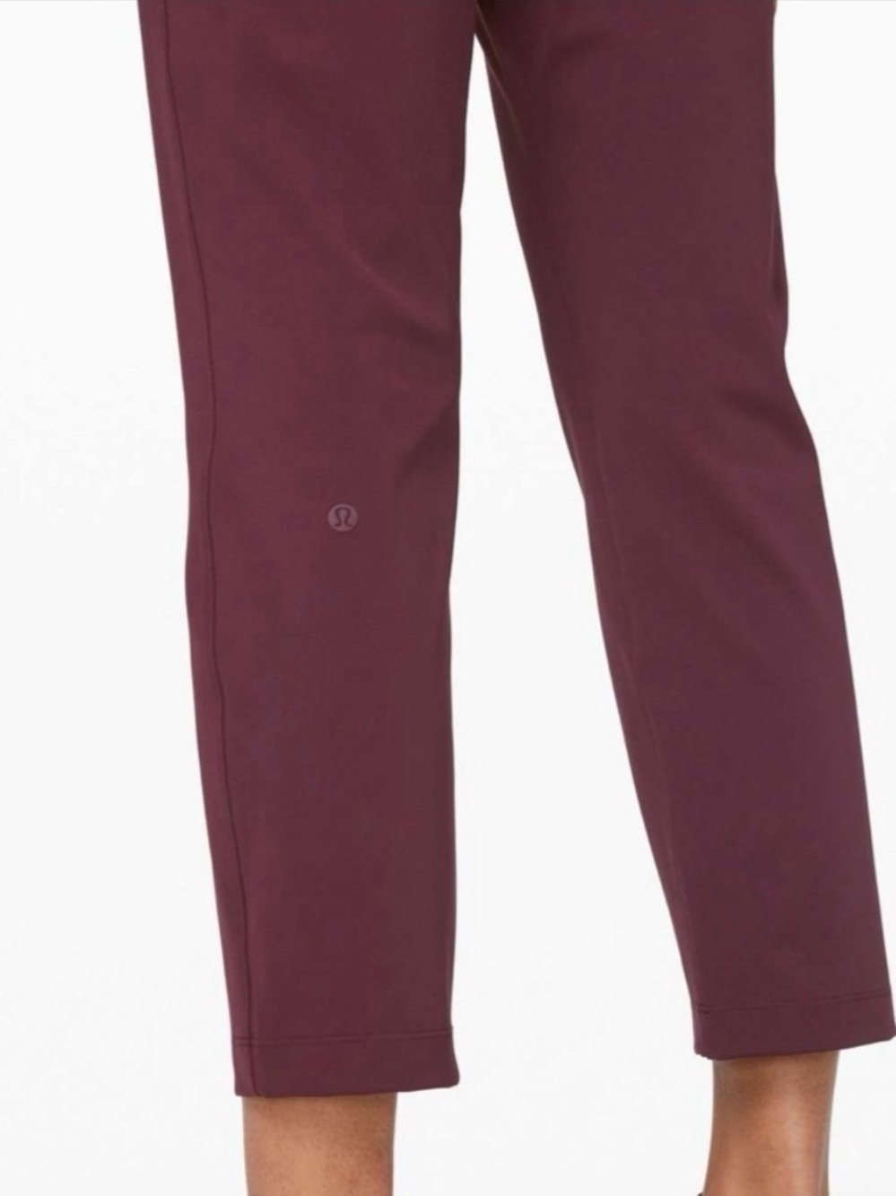 Lululemon On The Fly Pants Maroon Burgundy Size 6 - Picture 4 of 15